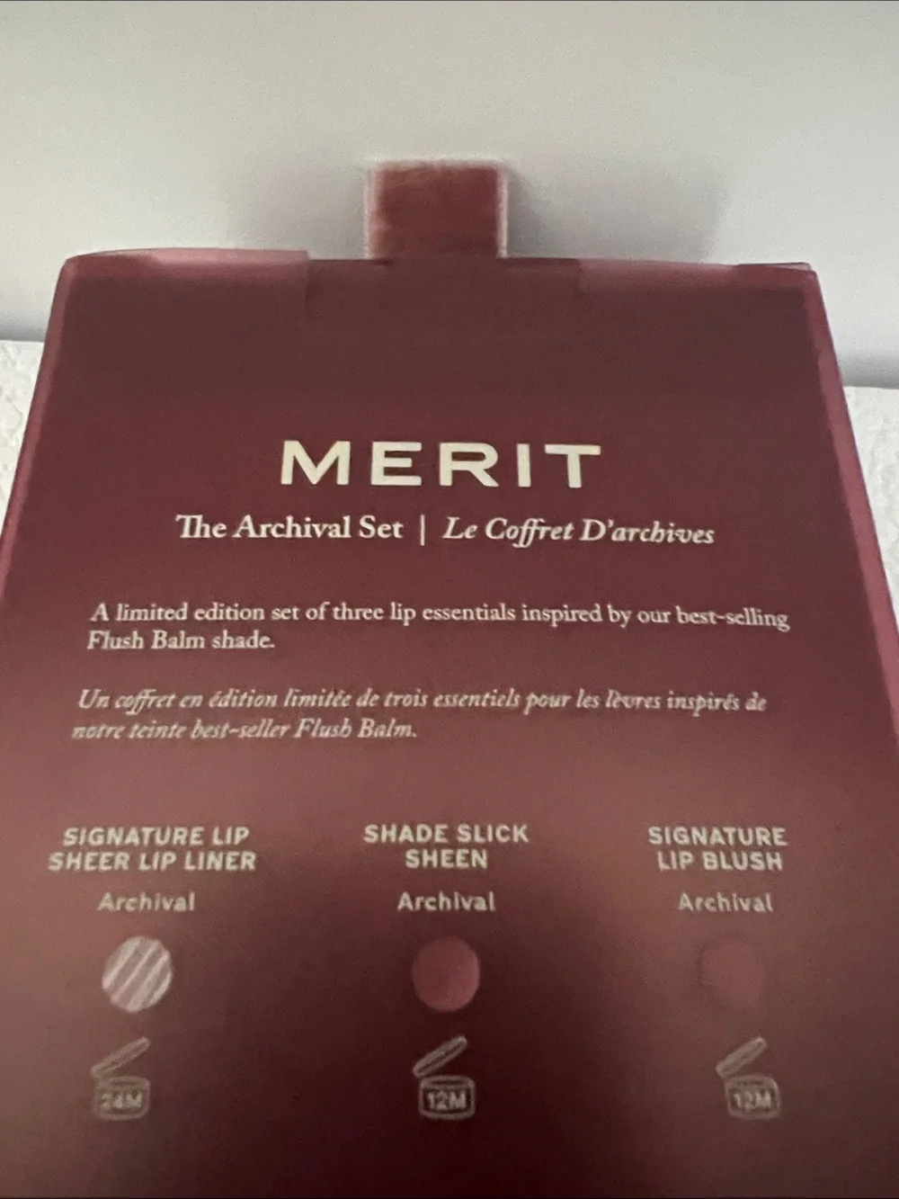 MERIT The Archival Set Lip Trio